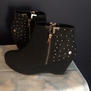 Blink wedge booties, size 9. Worn once.. like new!